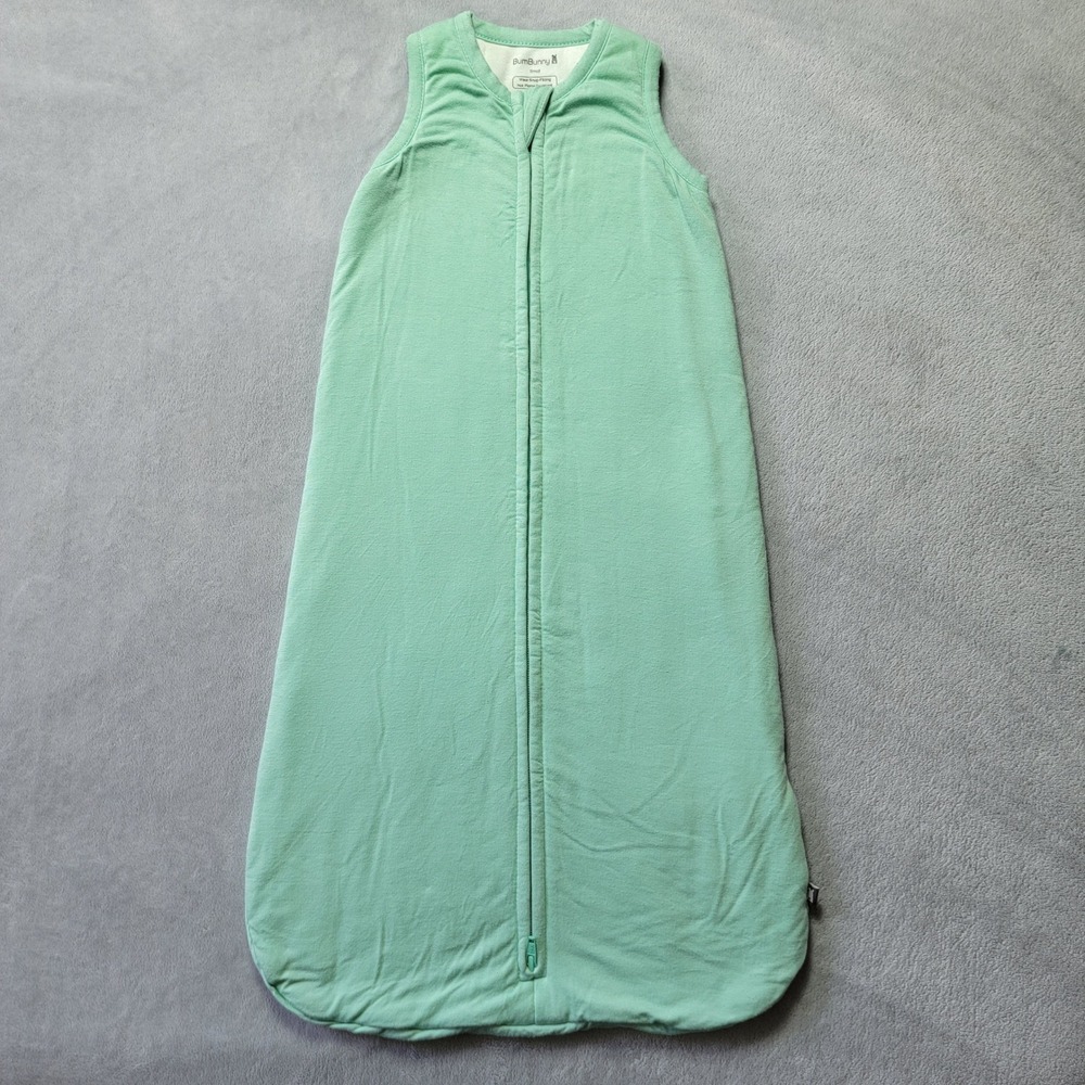 BumBunny Bamboo Viscose Quilted Sleep Sack Wearable Blanket Mint‎ Green Small